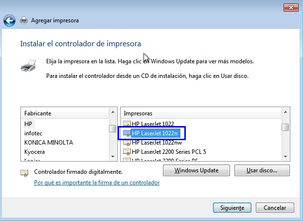 Preguntas Frecuentes Instalar Impresora De Red Hp Laserjet 1022n