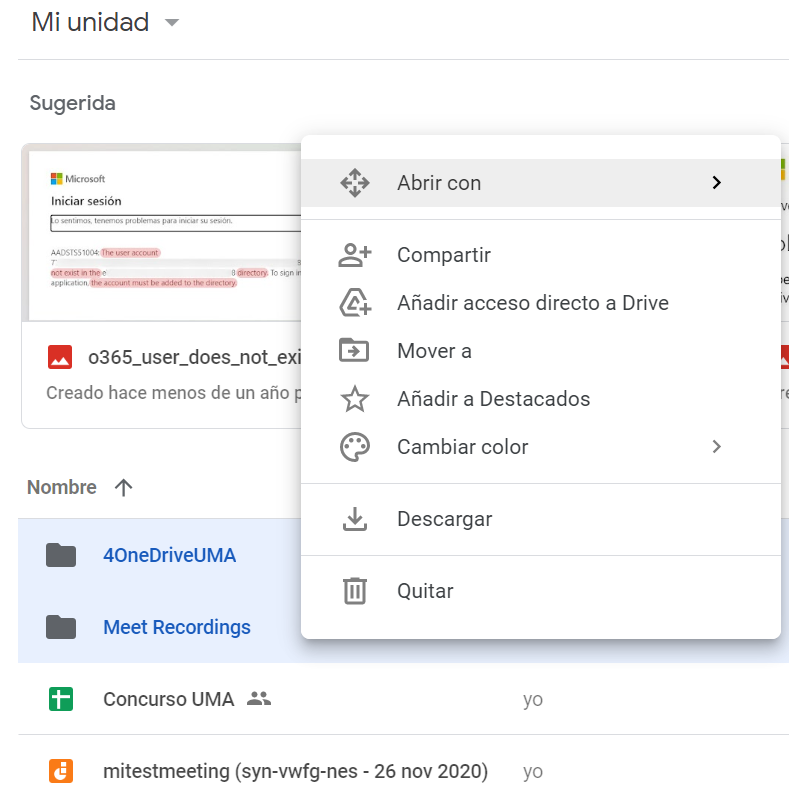 Preguntas Frecuentes - ¿Cómo descargo los archivos que tengo en Google Drive  a mi ordenador?